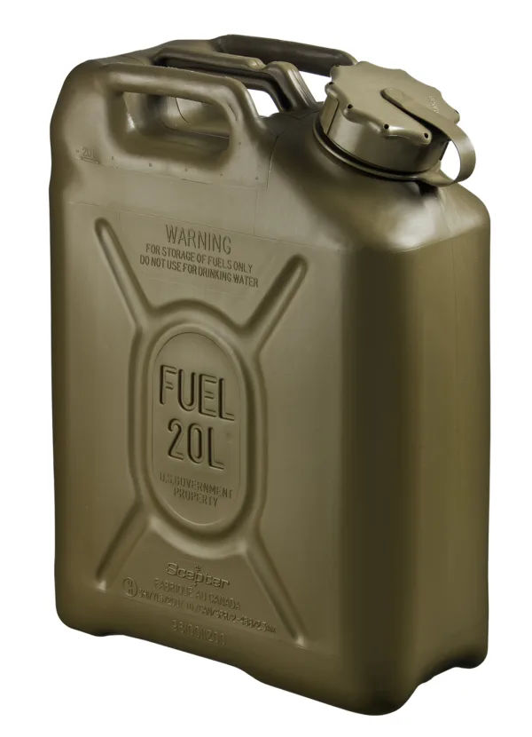 05482 Scepter Military Fuel Canister 20L Field Drab / DIESEL and PETROL
